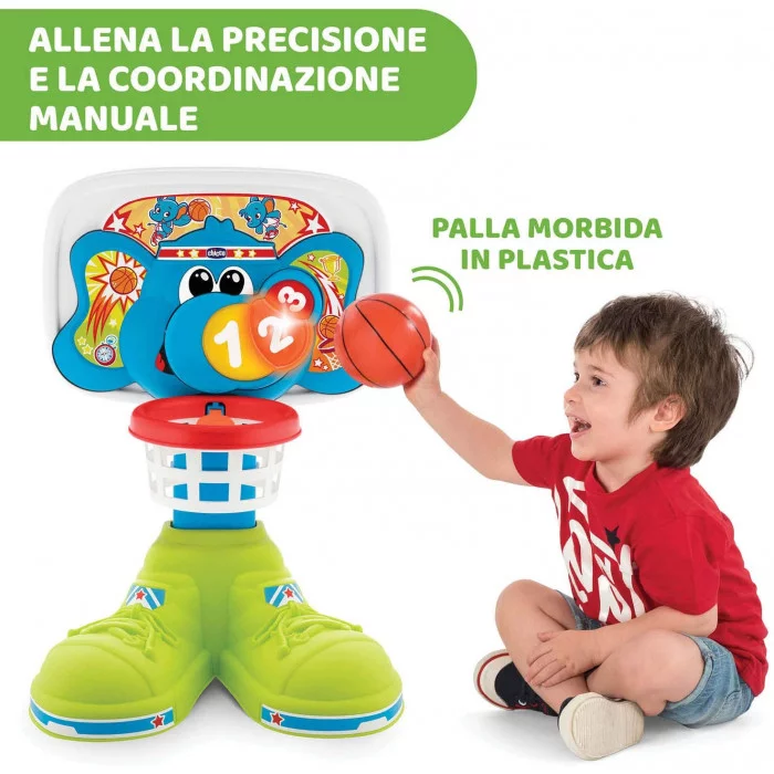 Canestro Basket Sportnow Per Interni/Esterni - Acciaio E PE, 110x90cm, Nero/Giallo - Foto 2