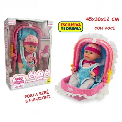 Ciao Ciccio Bambolotto Con Voce Beve E Fa Pipi' Con Porta Bebe