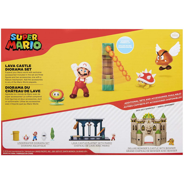 Nintendo Super Mario Castello di Lava Diorama set