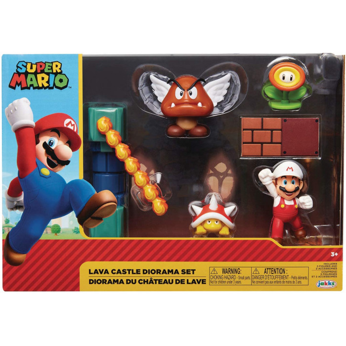 Nintendo Super Mario Castello di Lava Diorama set