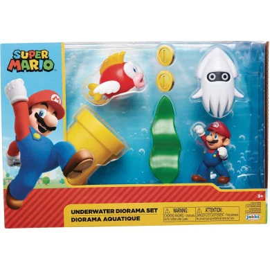 Nintendo Super Mario Diorama set Subacqueo
