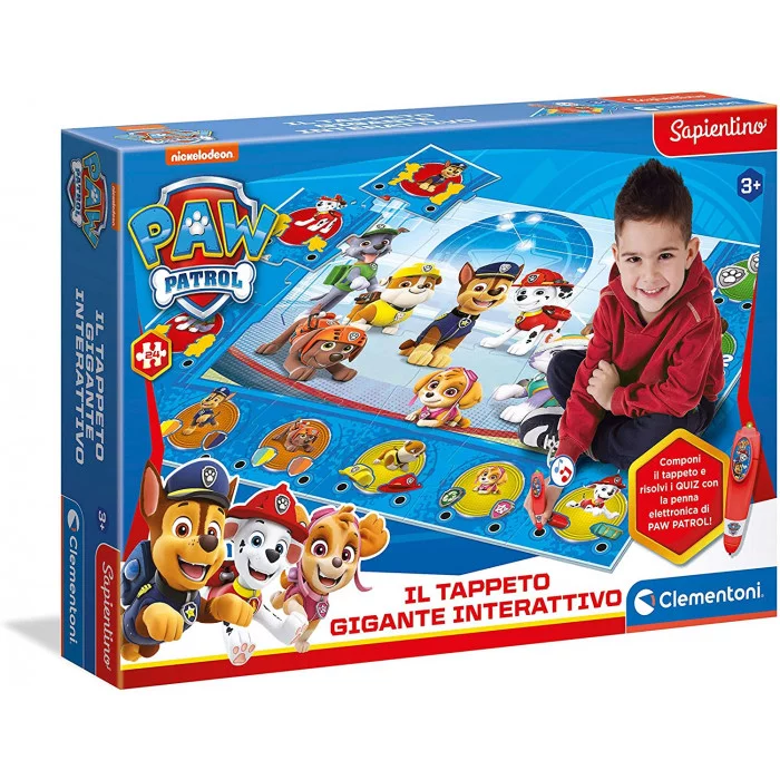 Tappeto Gigante Interattivo Paw Patrol Clementoni 16336