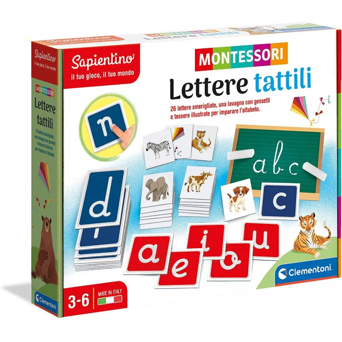 Sapientino Lettere tattili  Montessori Clementoni 16358