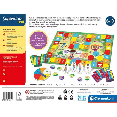 Gioco da Tavolo Parole e vocabolario Clementoni 16641