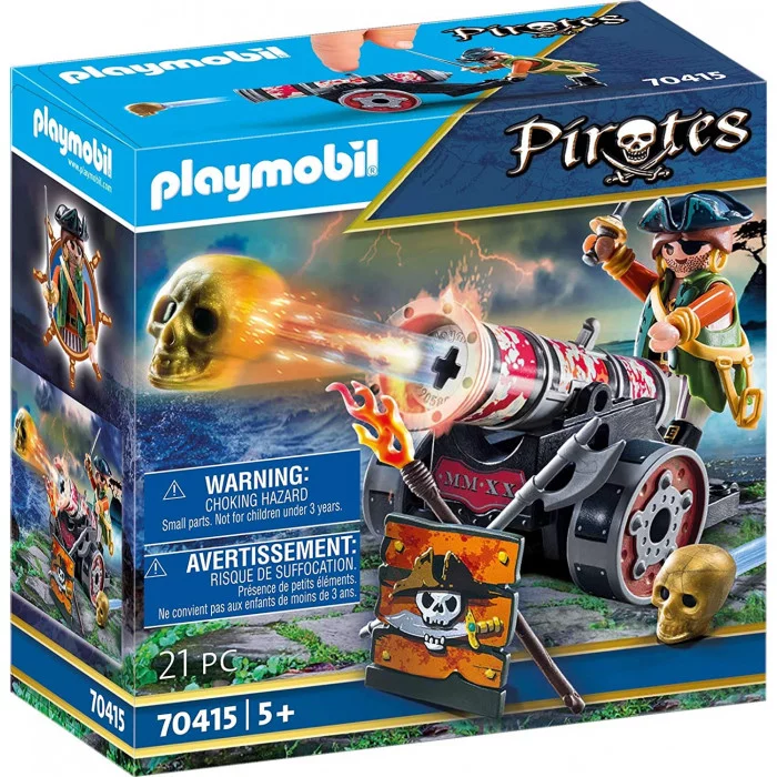 Playmobil Pirates 70415 Pirata con Cannone