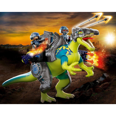 Playmobil Dino Rise Spinosauro Potere della Doppia Difesa 70625