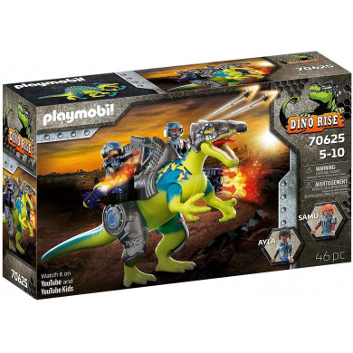 Playmobil Dino Rise Spinosauro Potere della Doppia Difesa 70625