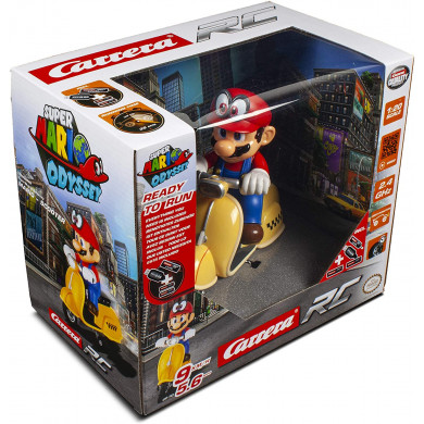 Super Mario Odyssey Scooter Vespa radiocomandata con batterie