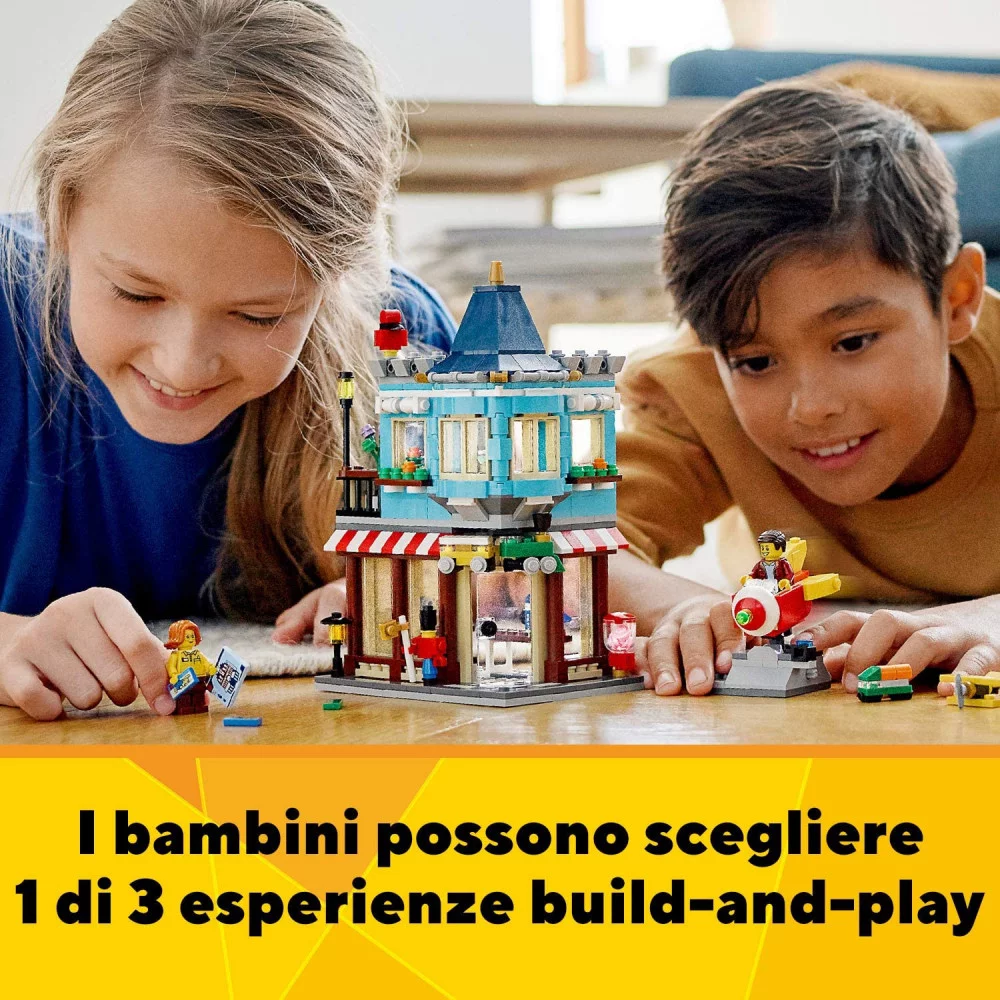 LEGO Creator 3in1 Negozio di Giocattoli Pasticceria Fioraio 31105