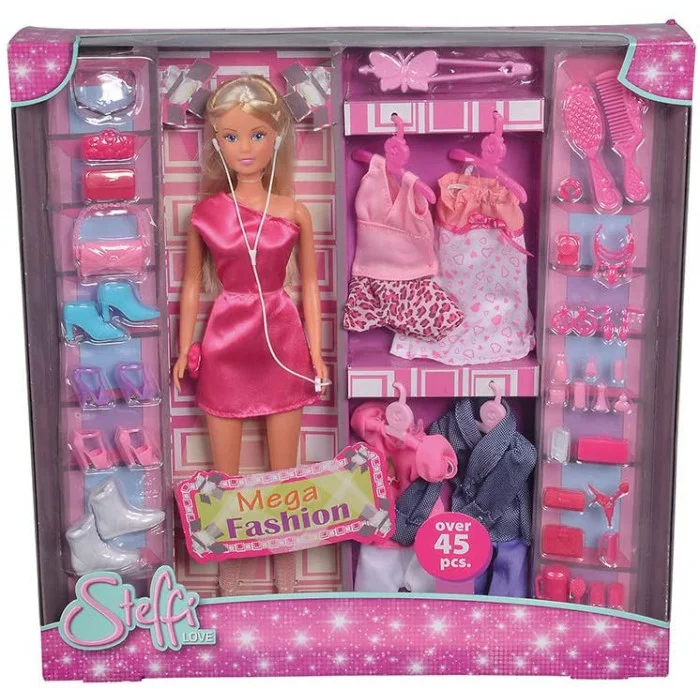 Steffi Love Mega Fashion 45 Accessori Inclusi Simba