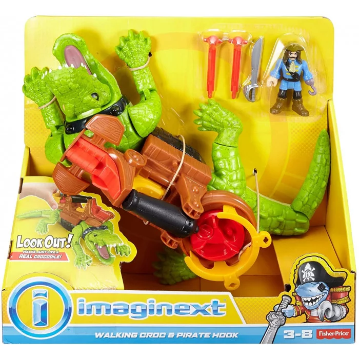 Capitan Uncino con Coccodrillo Imaginext DHH63