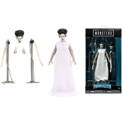 Universal Monsters personaggio La Sposa di Frankenstein cm 15 da collezione Jada Toys