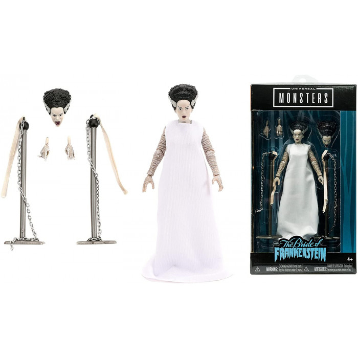 Universal Monsters personaggio La Sposa di Frankenstein cm 15 da collezione Jada Toys