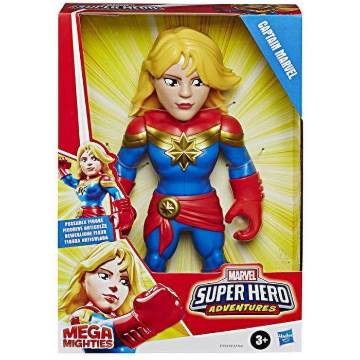 Captain Marvel Super Hero Adventures Mega Mighties Hasbro