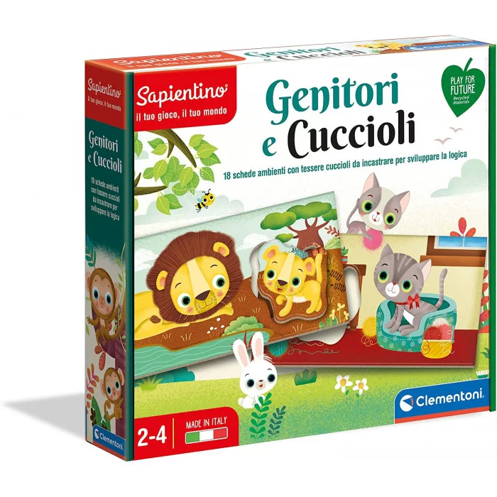 Sapientino Genitori e Cuccioli Clementoni 16376