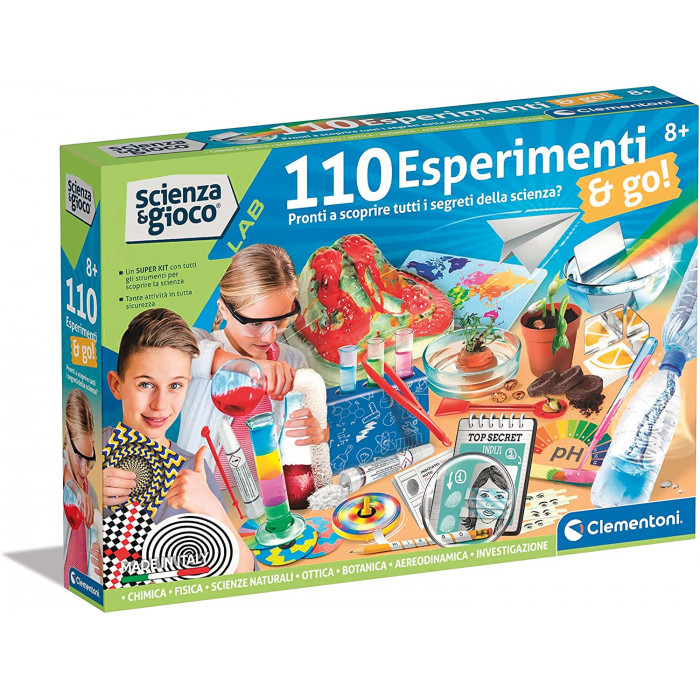 Scienza e Gioco Lab 110 Esperimenti & Go Clementoni 19255