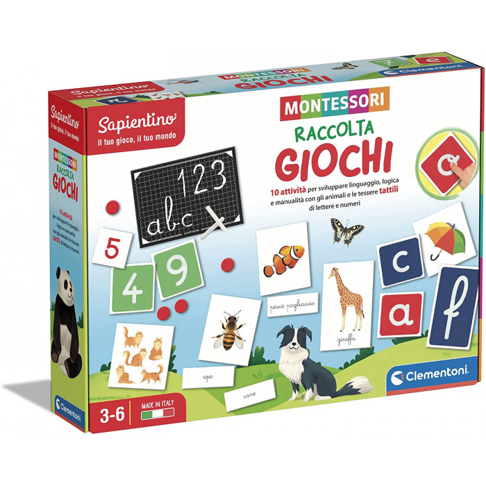 Sapientino Raccolta Giochi Montessori Clementoni 16357