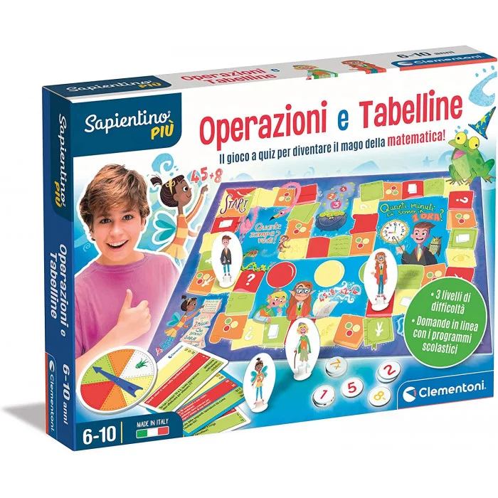 Sapientino Operazioni e Tabelline Clementoni 16640