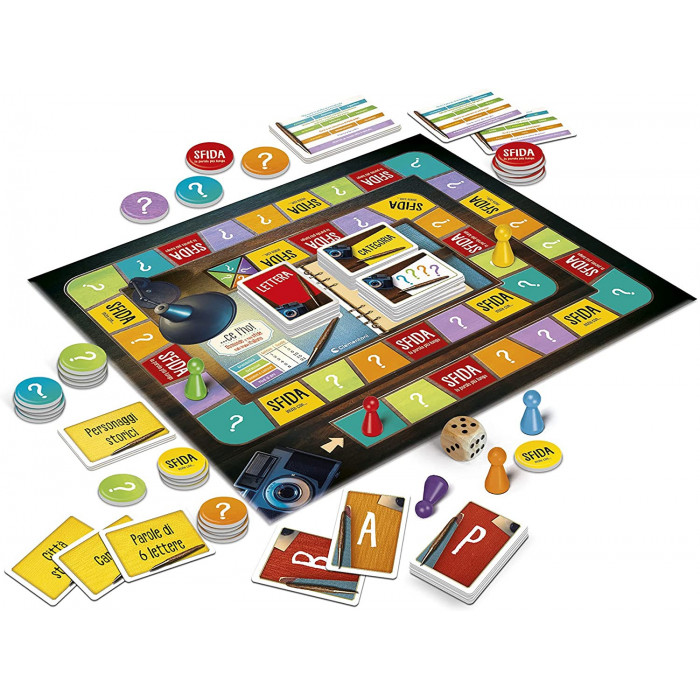 Gioco da tavolo ce l'ho! Domande e mini sfide sulla lingua italiana Clementoni 16639