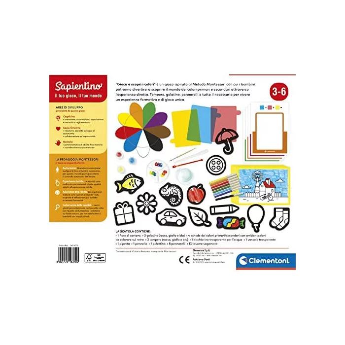 Sapientino Gioca e scopri Montessori Clementoni 16370
