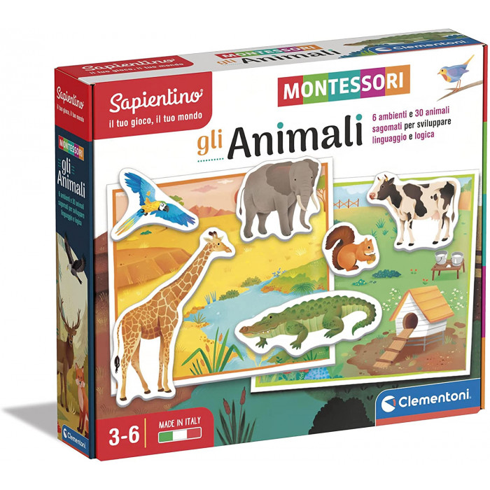 Sapientino Montessori Gli Animali Clementoni 16360