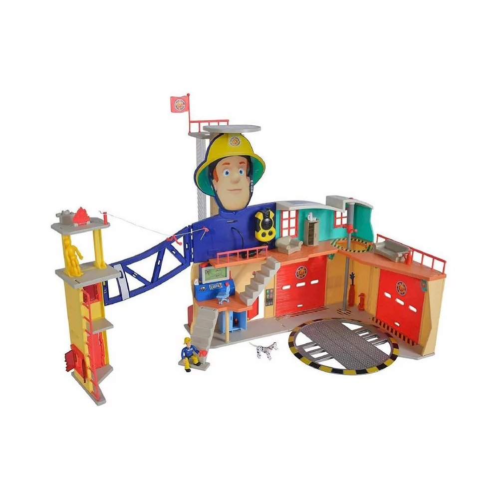 Caserma Giochi Sam Il Pompiere MINI CASERMA DEI POMPIERI DI SAM IL