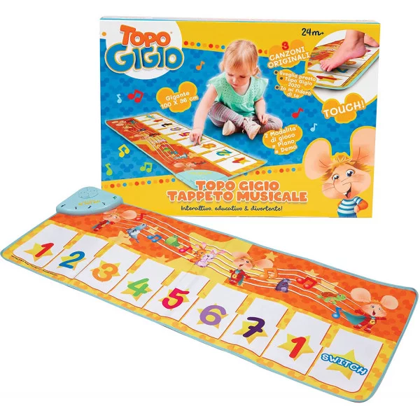 Topo Gigio Tappeto Musicale Ripiegabile Giochi Preziosi