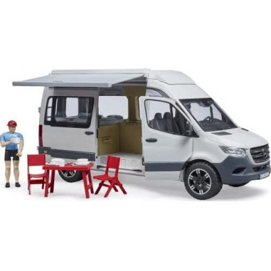 Bruder 2672 Mercedes benz Sprinter Camper Con Personaggio