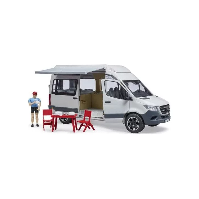 Bruder 2672 Mercedes benz Sprinter Camper Con Personaggio