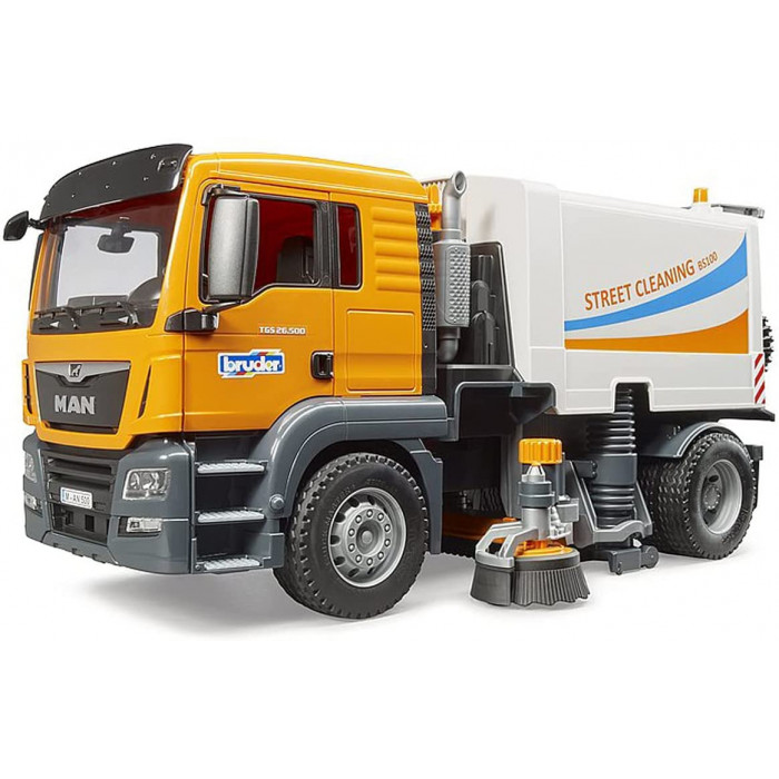 Bruder 3780 Man Tgs Camion Pulizia Stradale