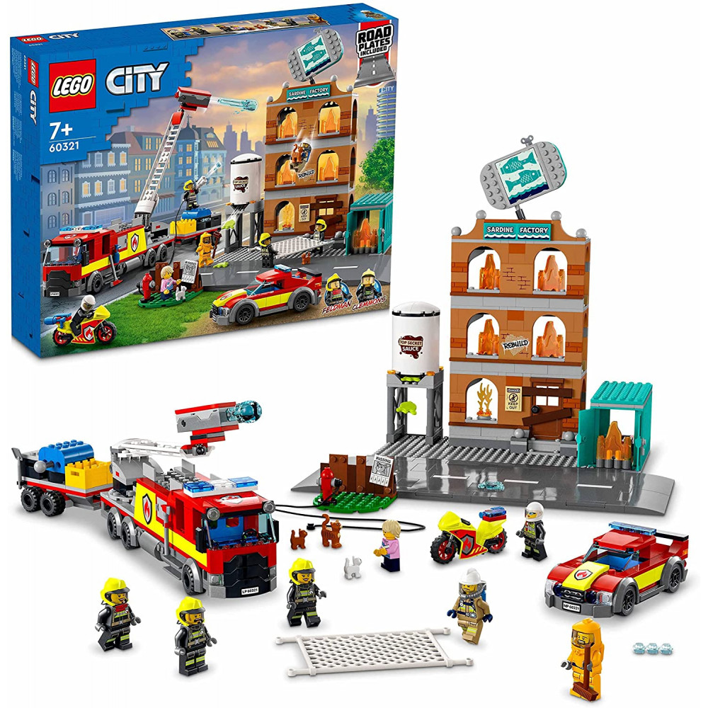 LEGO City Fire Vigili del Fuoco, Edificio con Fiamme 60321