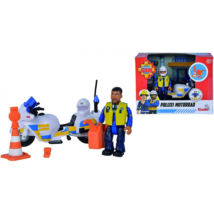 Fireman Sam Playmobil Sam Il Pompiere Sam Il Pompiere Moto Polizia