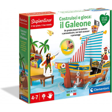 Costruisci e Gioca Il Galeone dei Pirati Clementoni 16317
