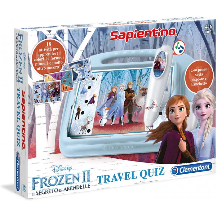 Sapientino Travel Quiz Frozen Clementoni 16186