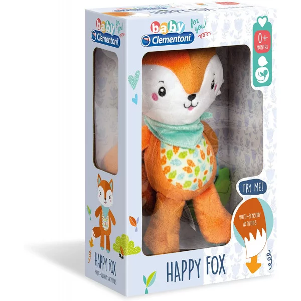 Peluche Happy Fox Clementoni 17271