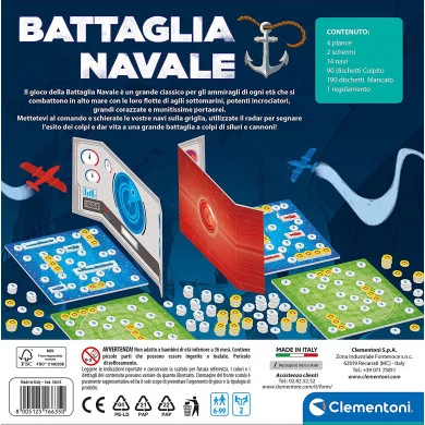 Gioco da tavolo Battaglia Navale Clementoni 16635