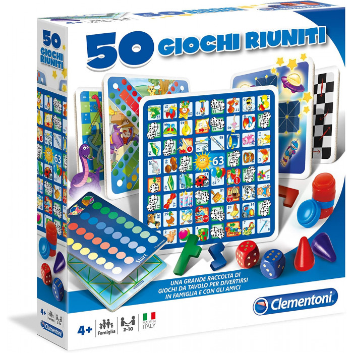 Gioco da tavolo 50 Giochi Riuniti Clementoni 12941