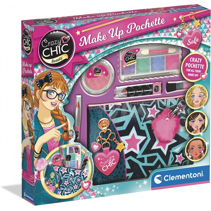 Crazy Chic Make Up Pochette Clementoni 18697