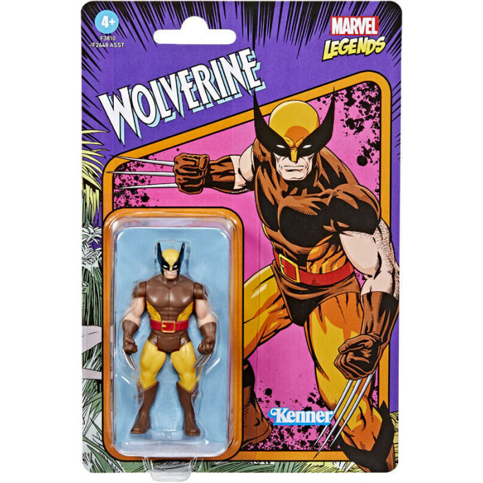 Action Figures Wolverine Marvel Legends Retro Kenner Hasbro