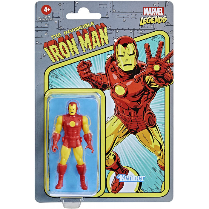 Action Figures Iron Man Marvel Legends Retro Kenner Hasbro