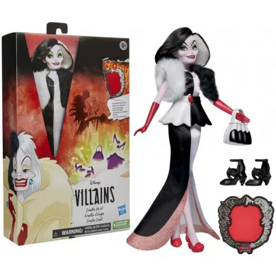 Bambola Crudelia De Mon Fashion Doll Disney Villains Hasbro