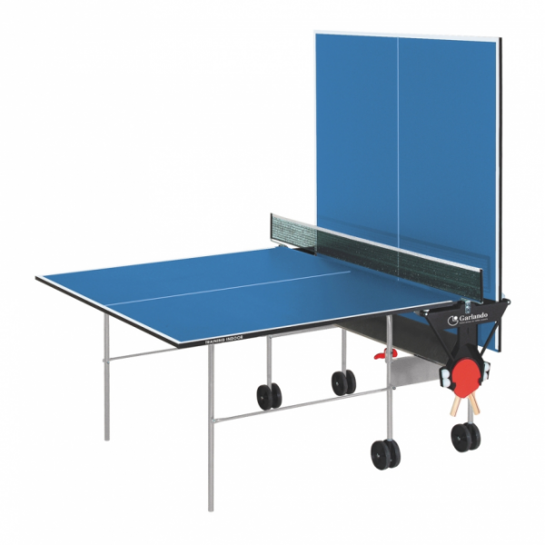 Tavolo Ping Pong Garlando TRAINING INDOOR piano blu