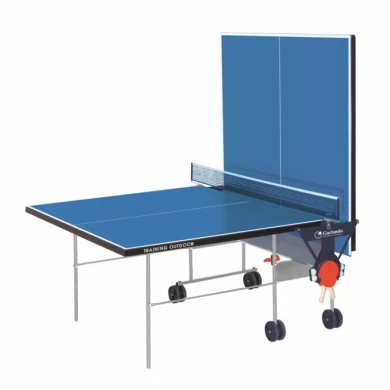 Tavolo Ping Pong Garlando TRAINING OUTDOOR piano blu