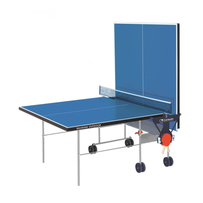 Tavolo Ping Pong Garlando TRAINING OUTDOOR piano blu