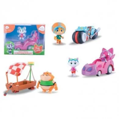 Veicoli Deluxe 44 Gatti con personaggi 8 cm