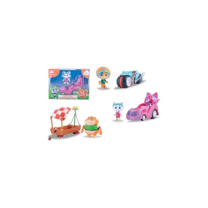 Veicoli Deluxe 44 Gatti con personaggi 8 cm