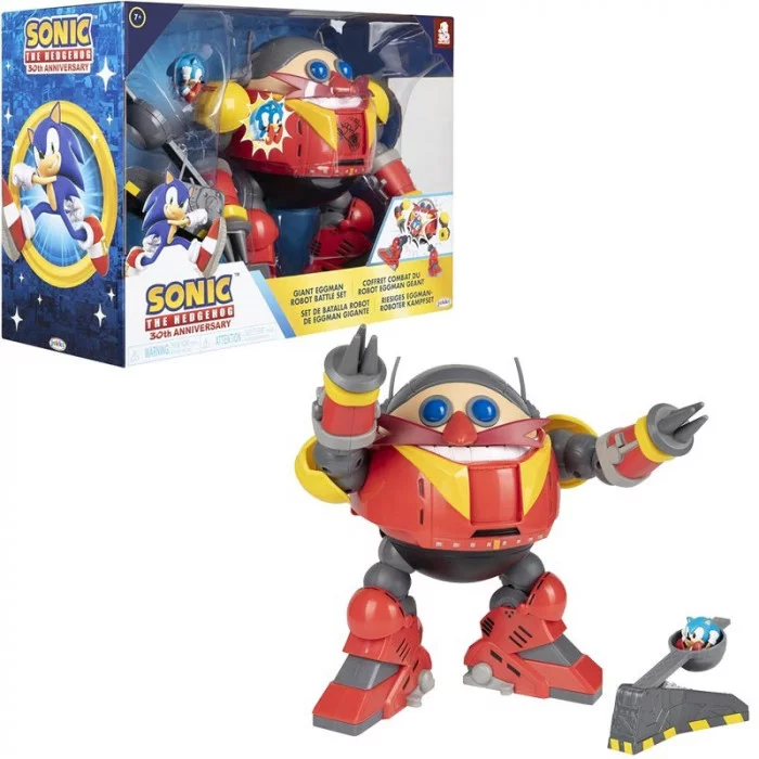 Sonic The Hedgehog Giant Eggman Robot Battle Set
