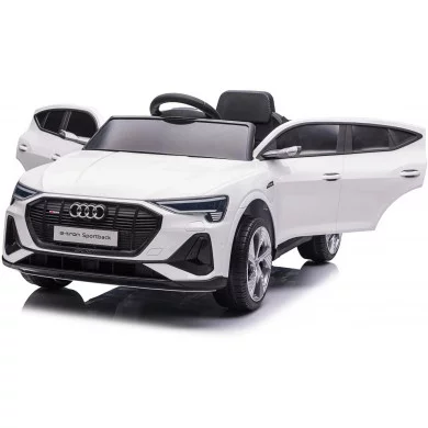 Auto Elettrica per Bambini 12V Audi E-Tron Sportback Bianca