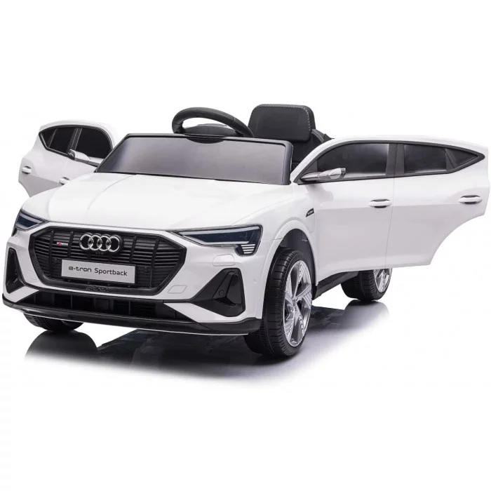 Auto Elettrica per Bambini 12V Audi E-Tron Sportback Bianca