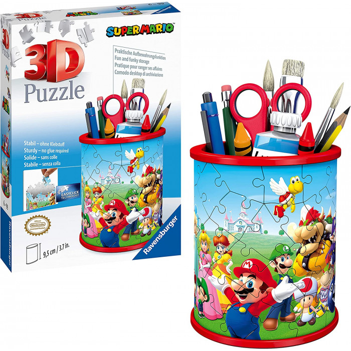 Puzzle 3D Portapenne Super Mario Ravensburger